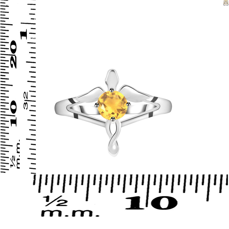 Citrine Angel Ring CIT-RDR-2150.