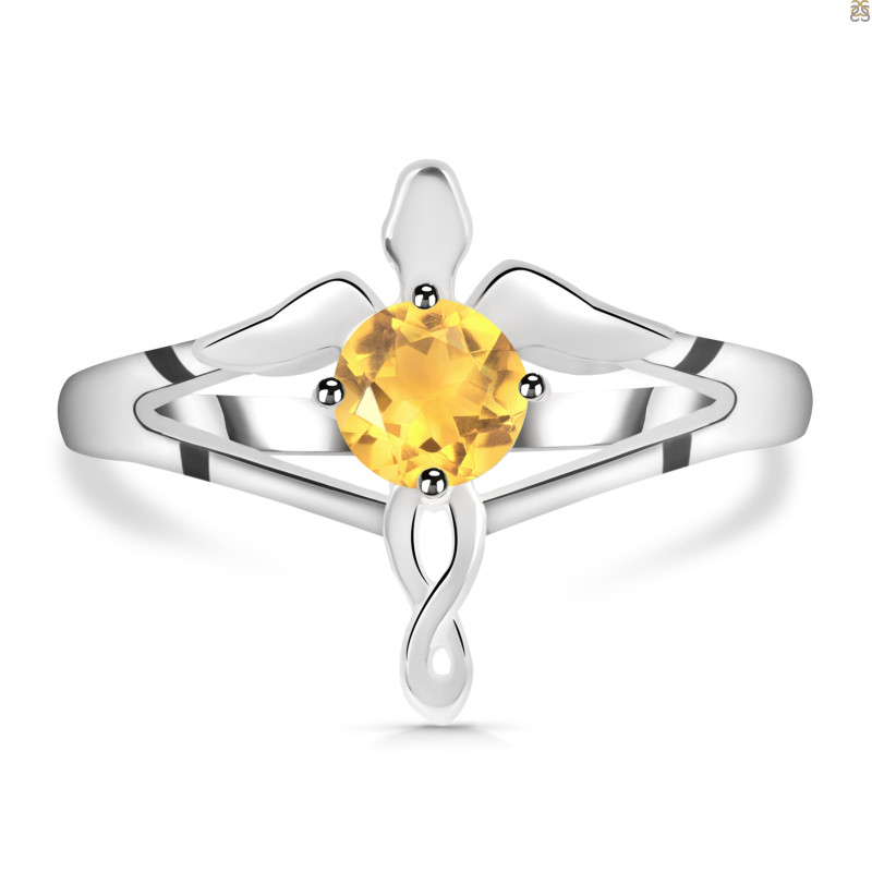 Citrine Angel Ring CIT-RDR-2150.