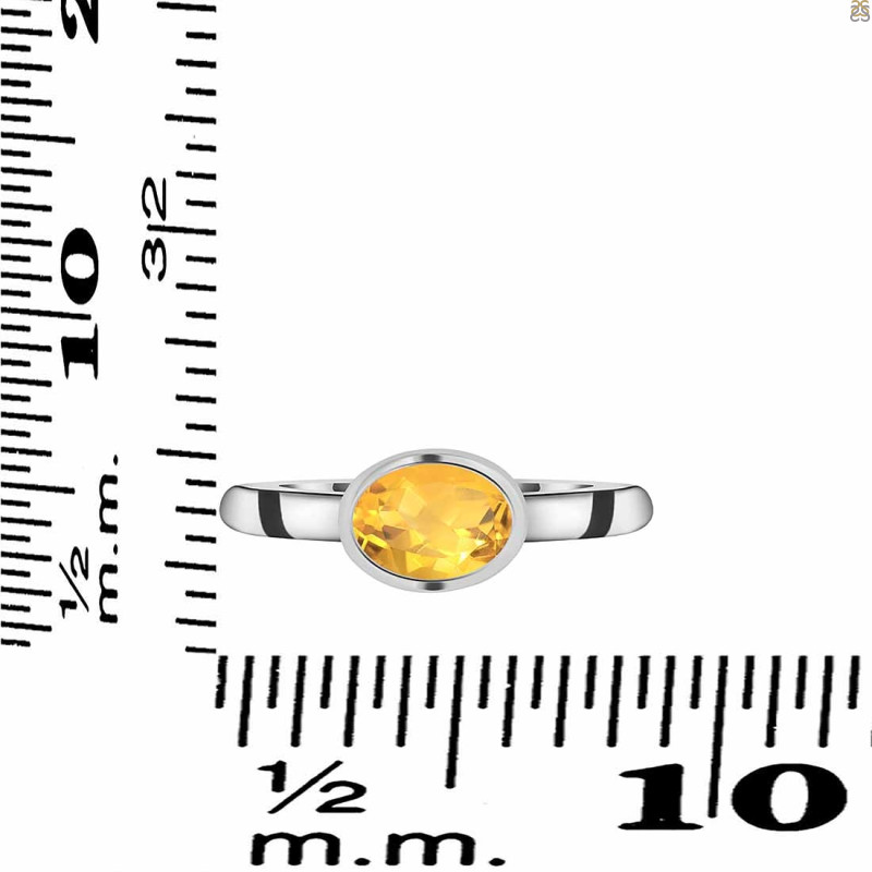 Citrine Ring CIT-RDR-4026.