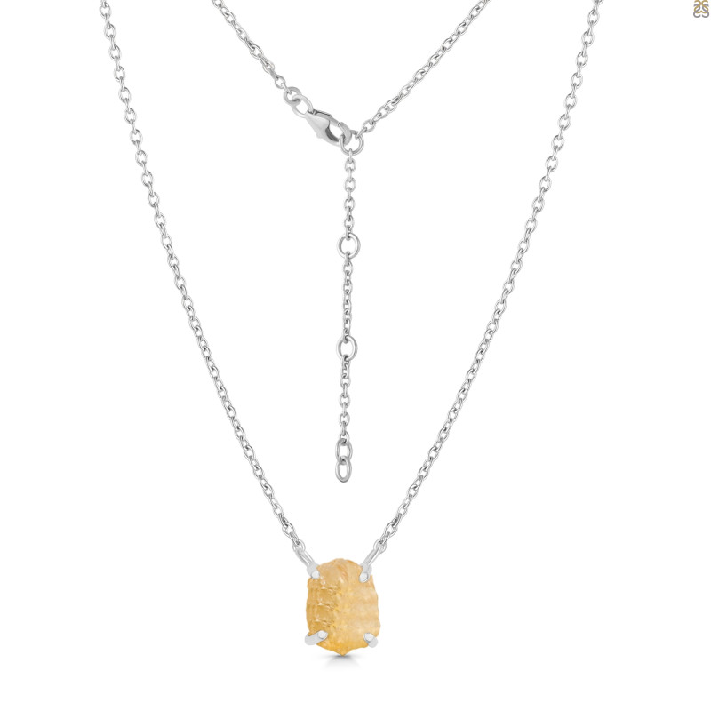 Citrine Raw Crystal Necklace