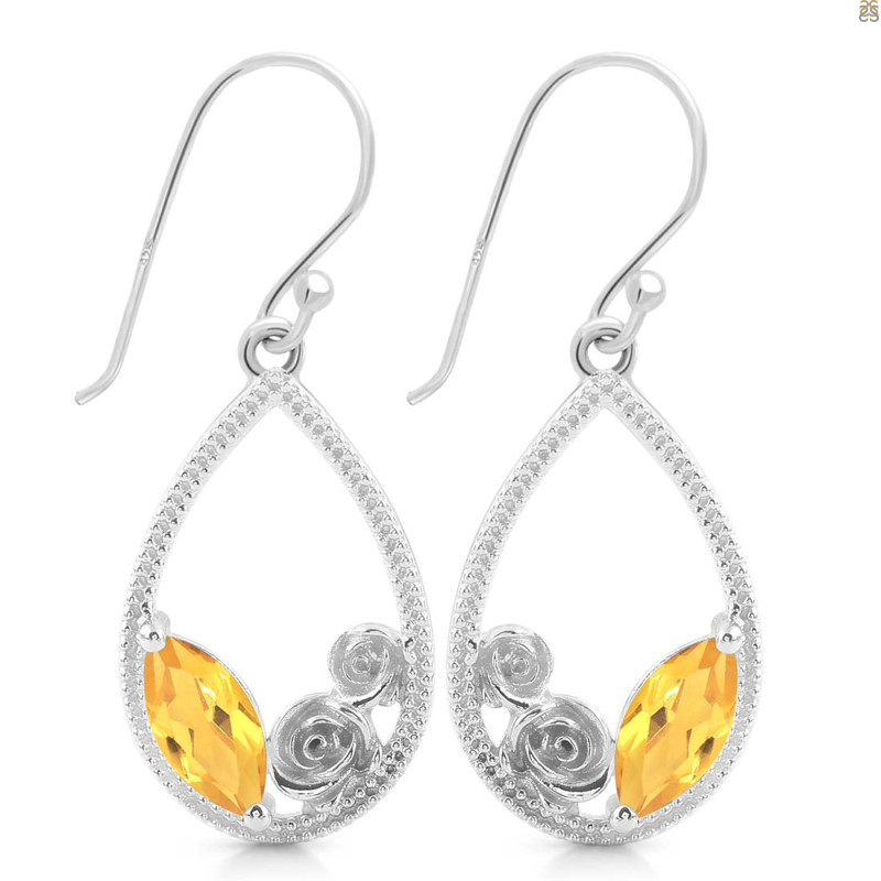 Citrine Earring