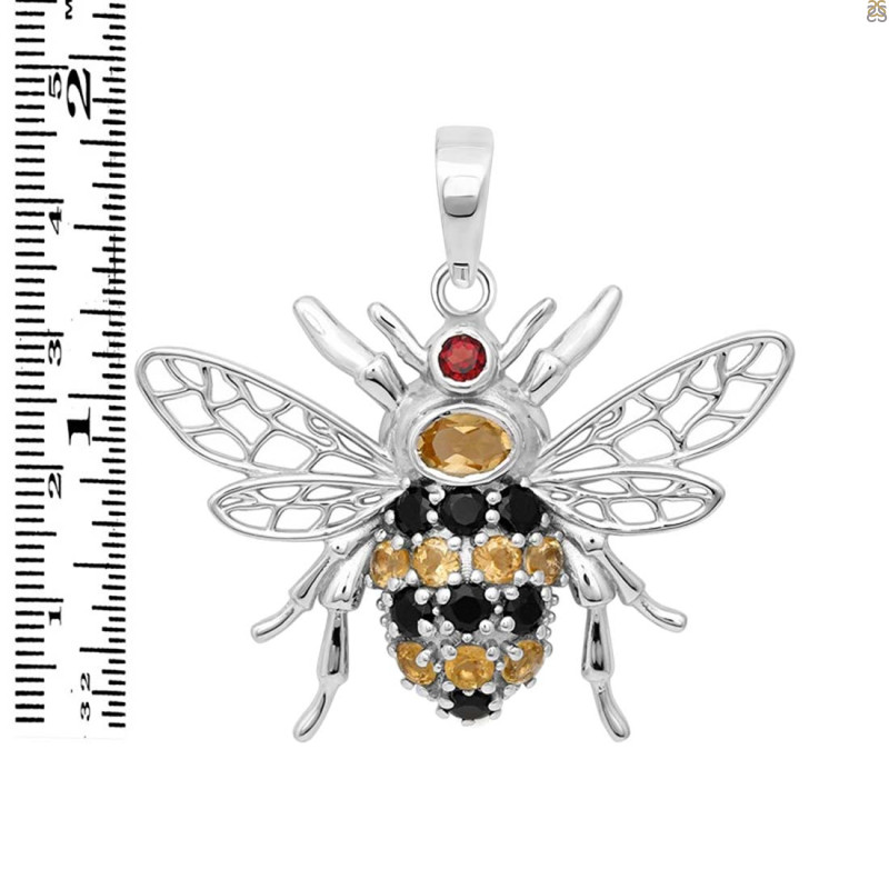 Silver Bee Pendant