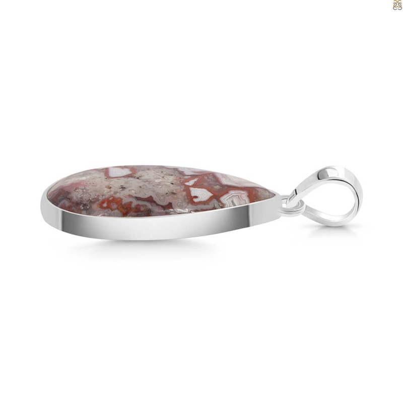 Crazy Lace Agate Pendant-SP CLA-1-12