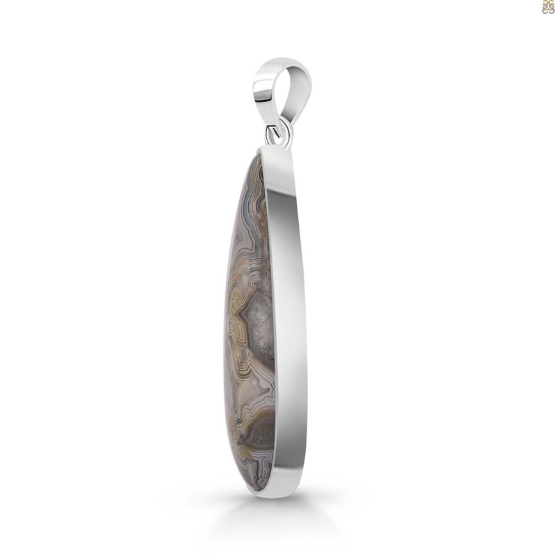Crazy Lace Agate Pendant-SP CLA-1-15