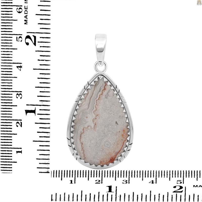 Crazy Lace Agate Pendant-SP CLA-1-27