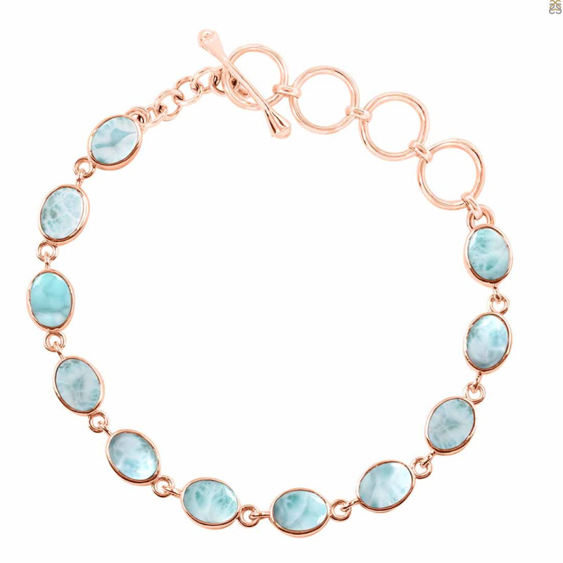 Close Out Larimar Bracelet LAR-CO-RDB-114-CAB.