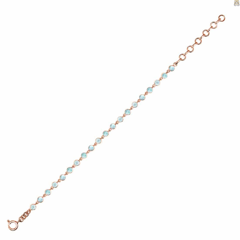 Close Out Larimar Bracelet LAR-CO-RDB-116-CAB.