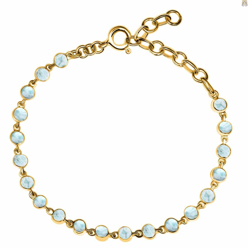 Close Out Larimar Bracelet LAR-CO-RDB-116-CAB.