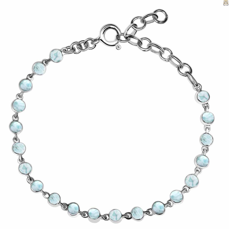 Close Out Larimar Bracelet LAR-CO-RDB-116-CAB.