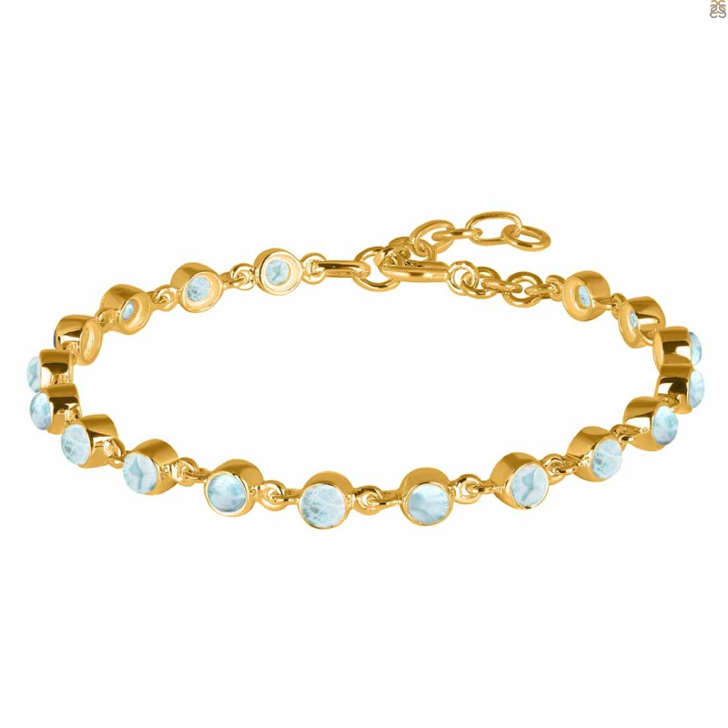Close Out Larimar Bracelet LAR-CO-RDB-116-CAB.