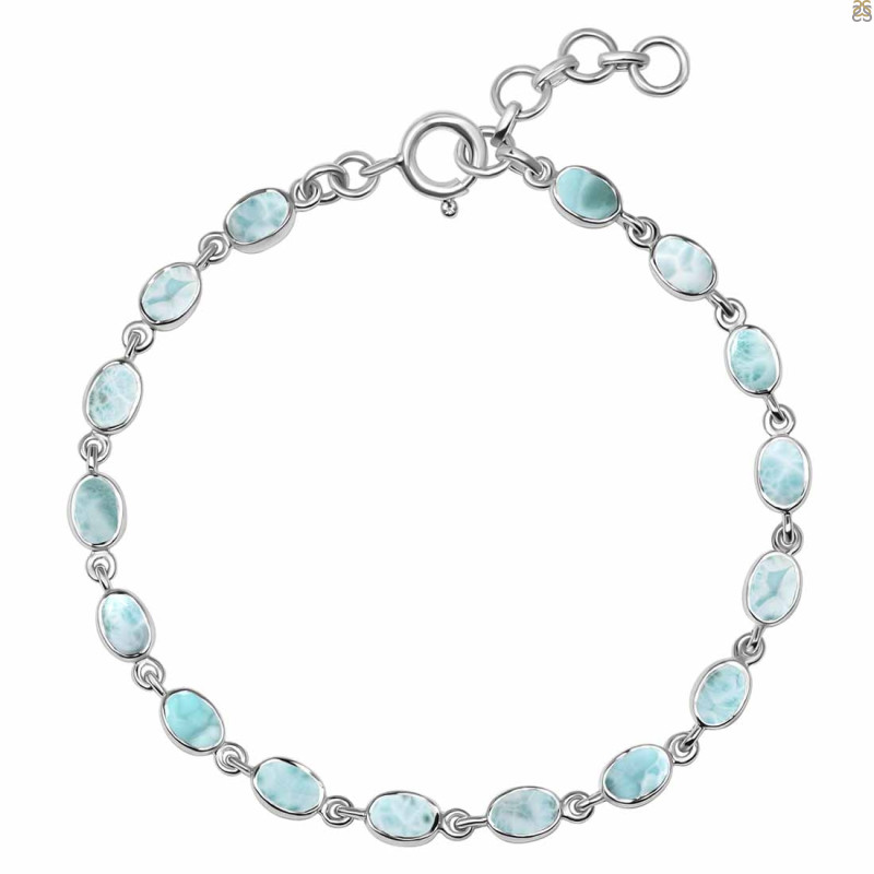 Close Out Larimar Bracelet LAR-CO-RDB-117-CAB.