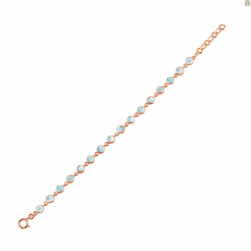 Close Out Larimar Bracelet LAR-CO-RDB-118-CAB.