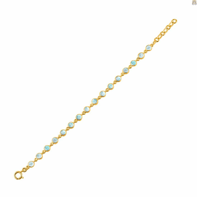 Close Out Larimar Bracelet LAR-CO-RDB-118-CAB.