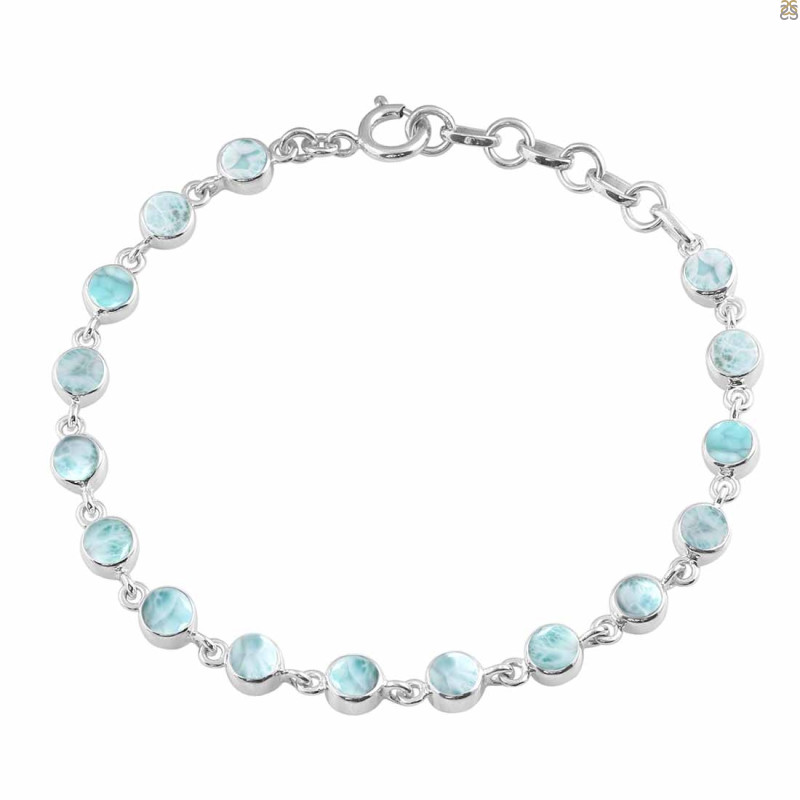 Close Out Larimar Bracelet LAR-CO-RDB-118-CAB.