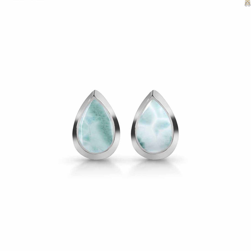Close Out Larimar Stud Earring LAR-CO-RDE-1111.