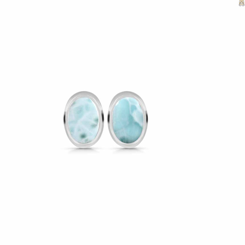 Close Out Larimar Stud Earring LAR-CO-RDE-1112.