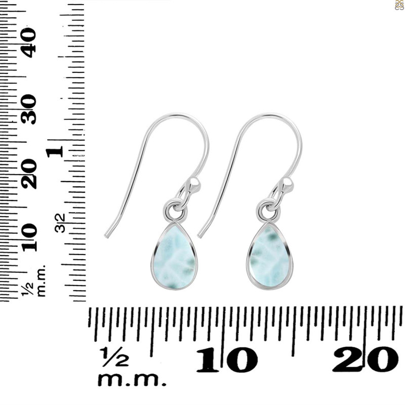 Close Out Larimar Earring LAR-CO-RDE-1117.