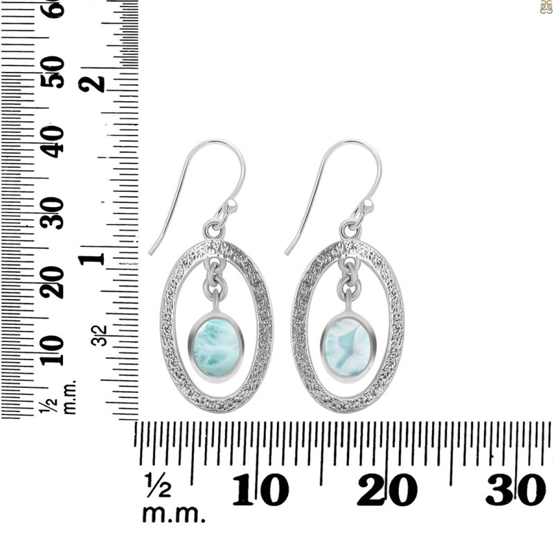 Close Out Larimar Earring LAR-CO-RDE-159.