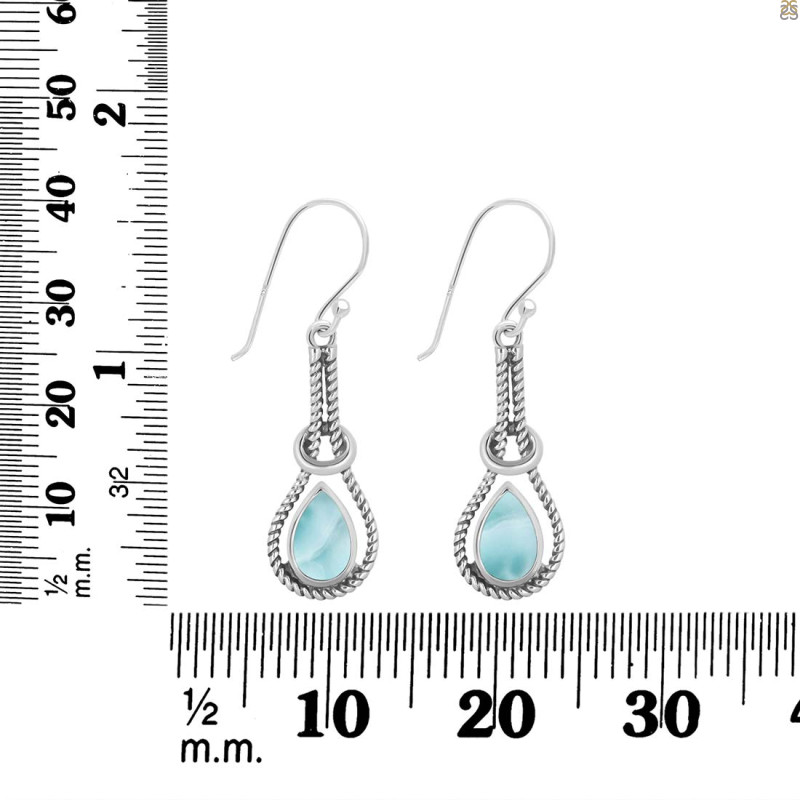 Close Out Larimar Earring LAR-CO-RDE-197.