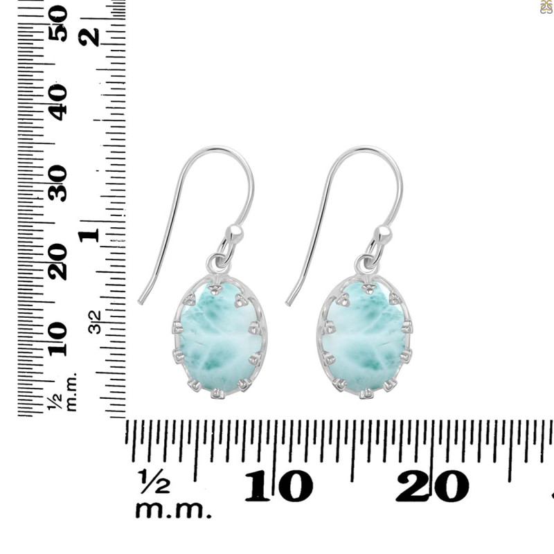Close Out Larimar Earring LAR-CO-RDE-833.
