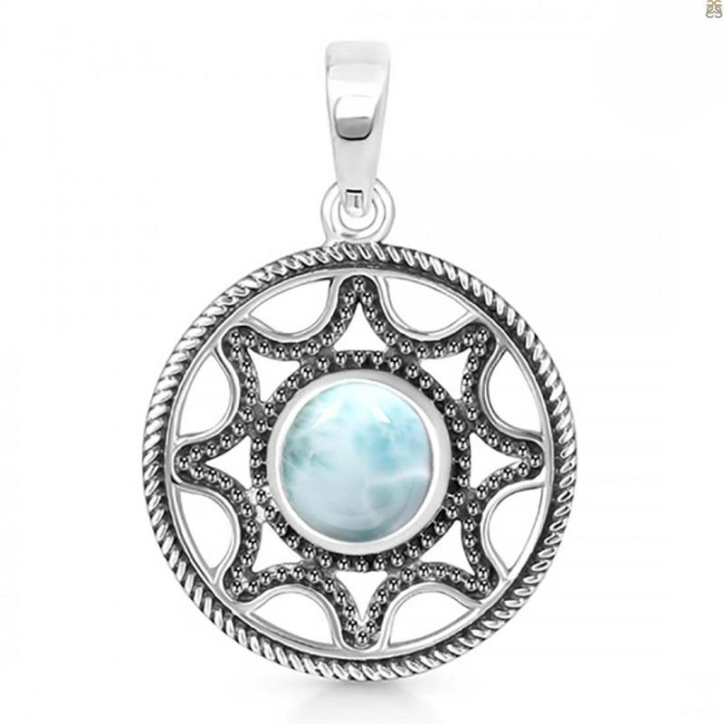 Close Out Larimar Pendant LAR-CO-RDEP-200.