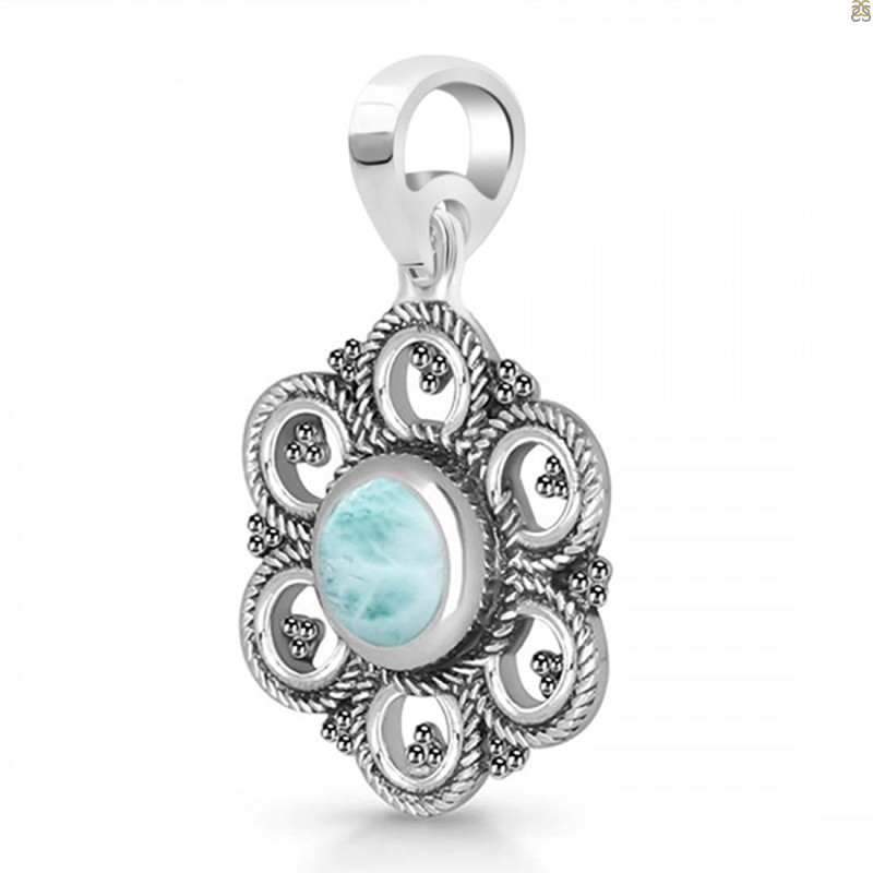 Close Out Larimar Pendant LAR-CO-RDEP-204.