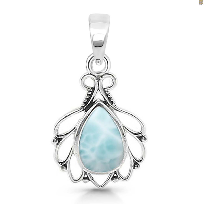 Close Out Larimar Pendant LAR-CO-RDEP-92.