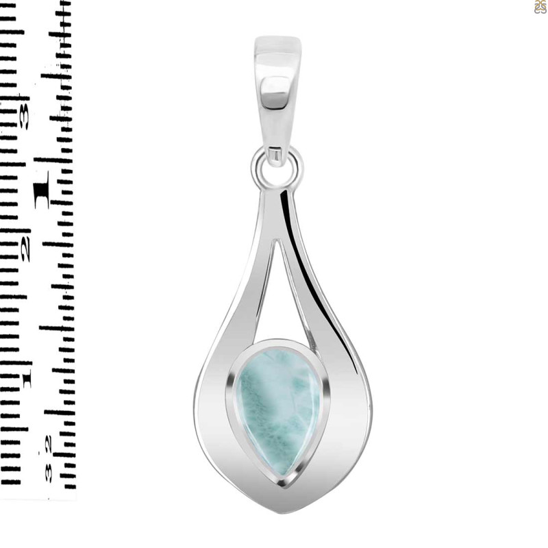 Close Out Larimar Pendant LAR-CO-RDP-128.