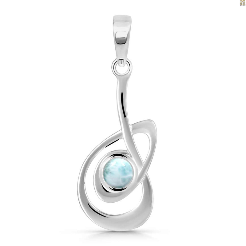Close Out Larimar Pendant LAR-CO-RDP-129.