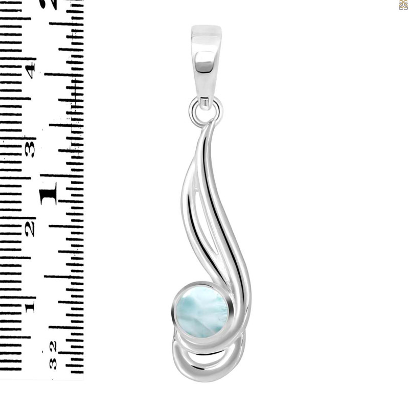 Close Out Larimar Pendant LAR-CO-RDP-130.