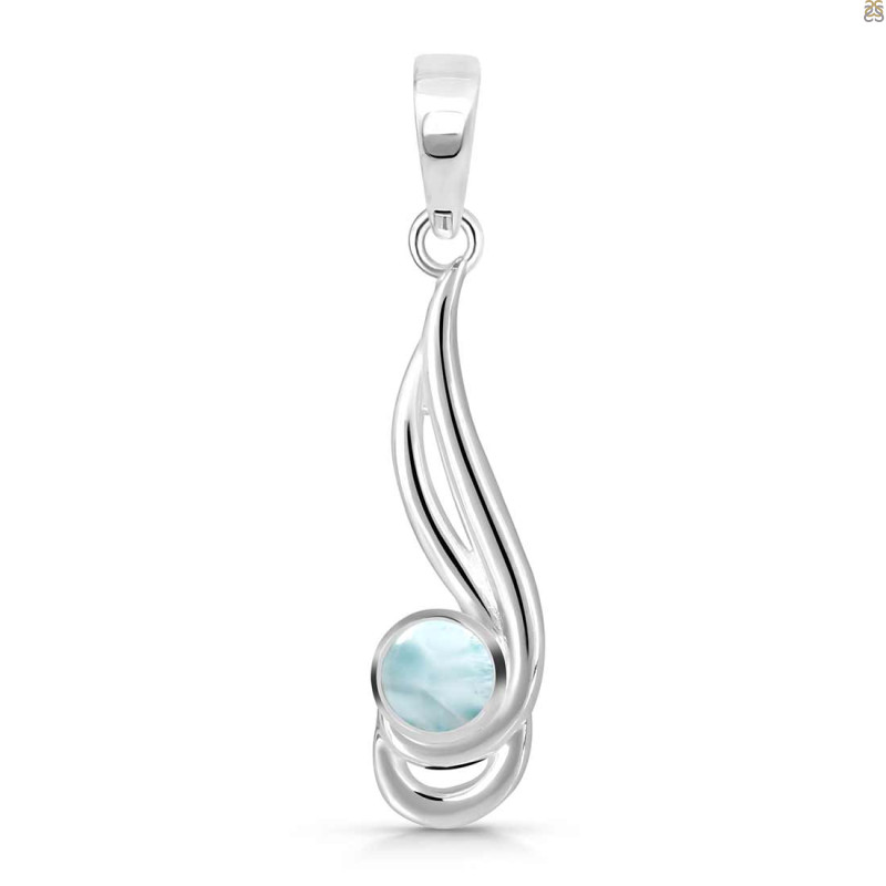 Close Out Larimar Pendant LAR-CO-RDP-130.