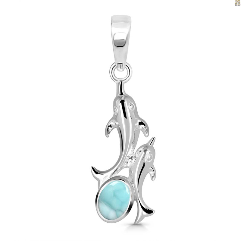 Close Out Larimar Pendant LAR-CO-RDP-147.