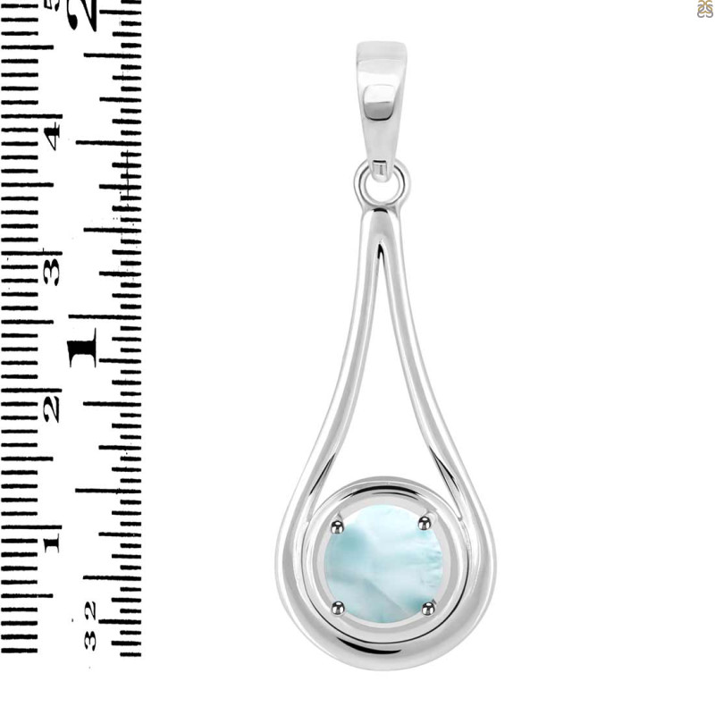 Close Out Larimar Pendant LAR-CO-RDP-176.