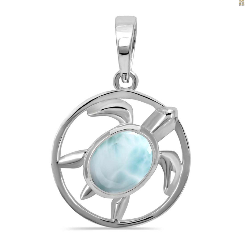 Close Out Larimar Pendant LAR-CO-RDP-238.
