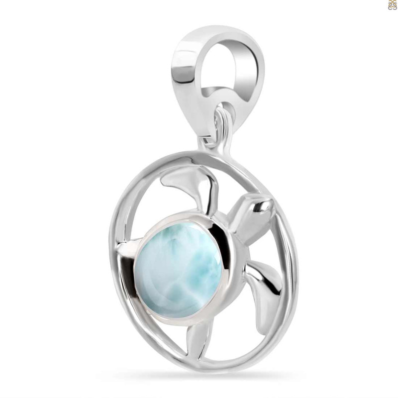 Close Out Larimar Pendant