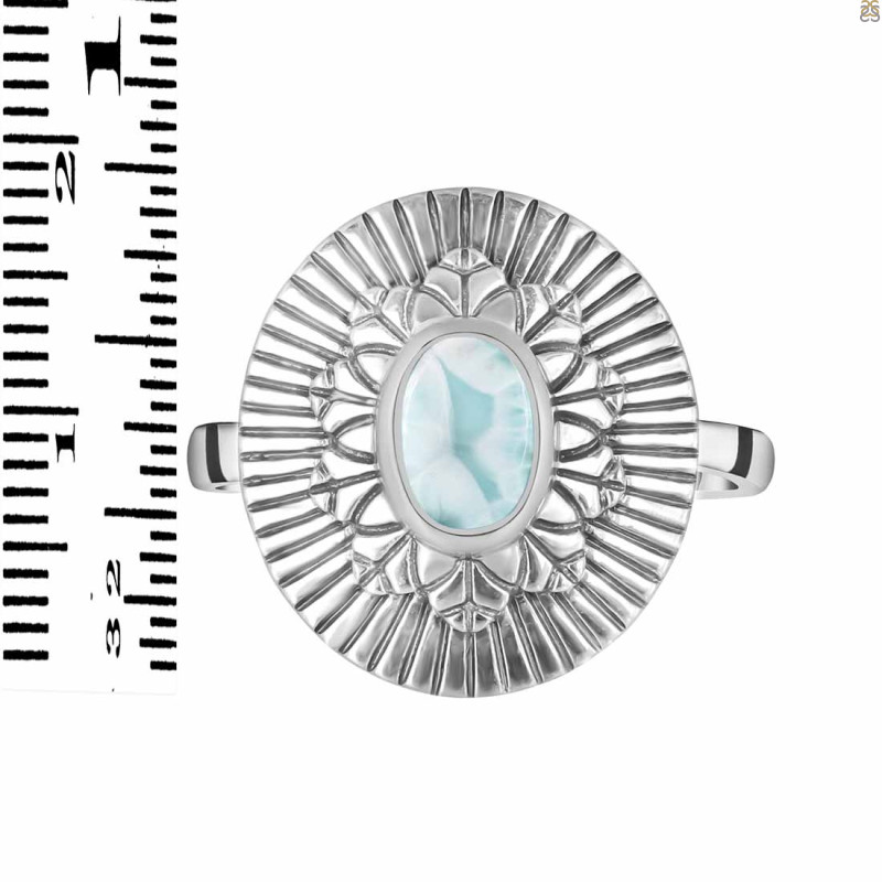 Close Out Larimar Ring LAR-CO-RDR-1020.