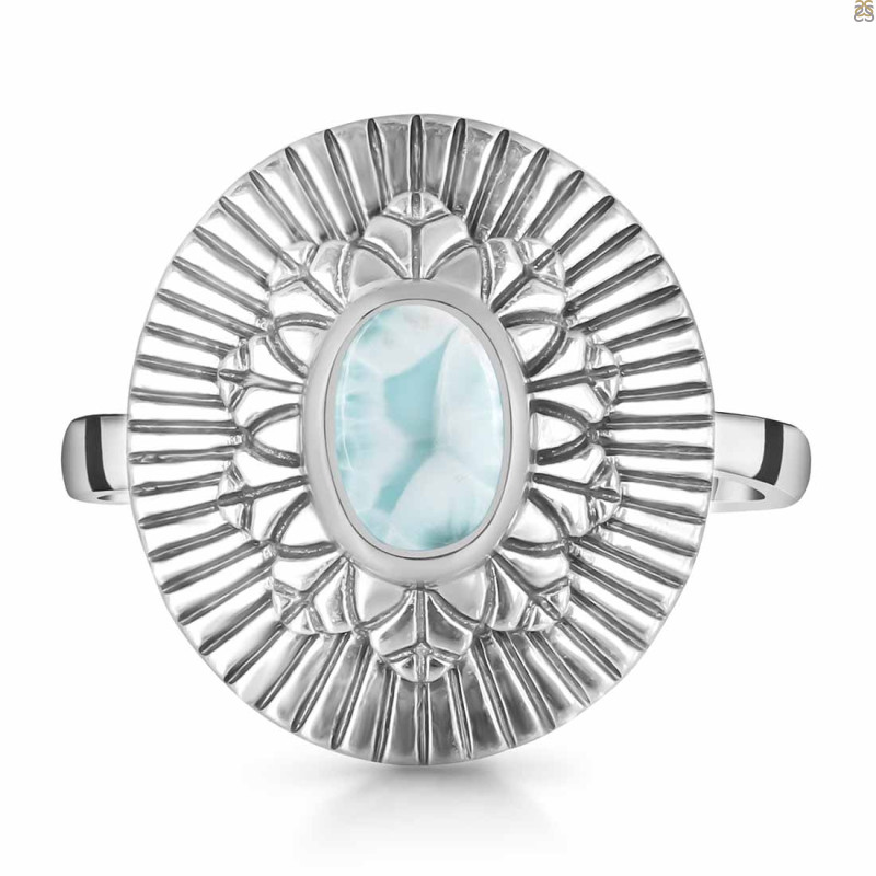 Close Out Larimar Ring LAR-CO-RDR-1020.