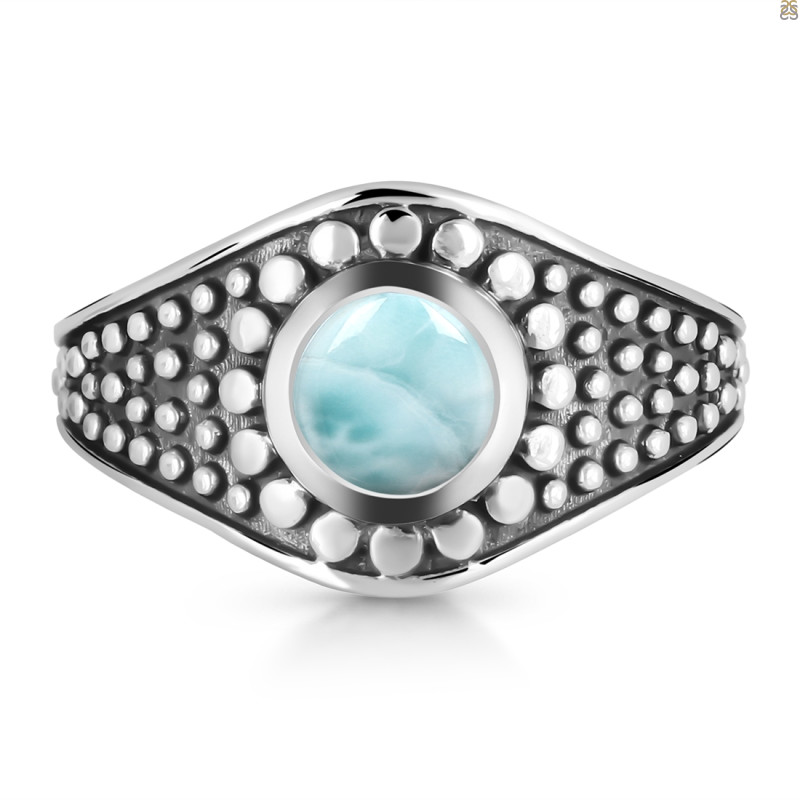 Close Out Larimar Ring LAR-CO-RDR-1035.