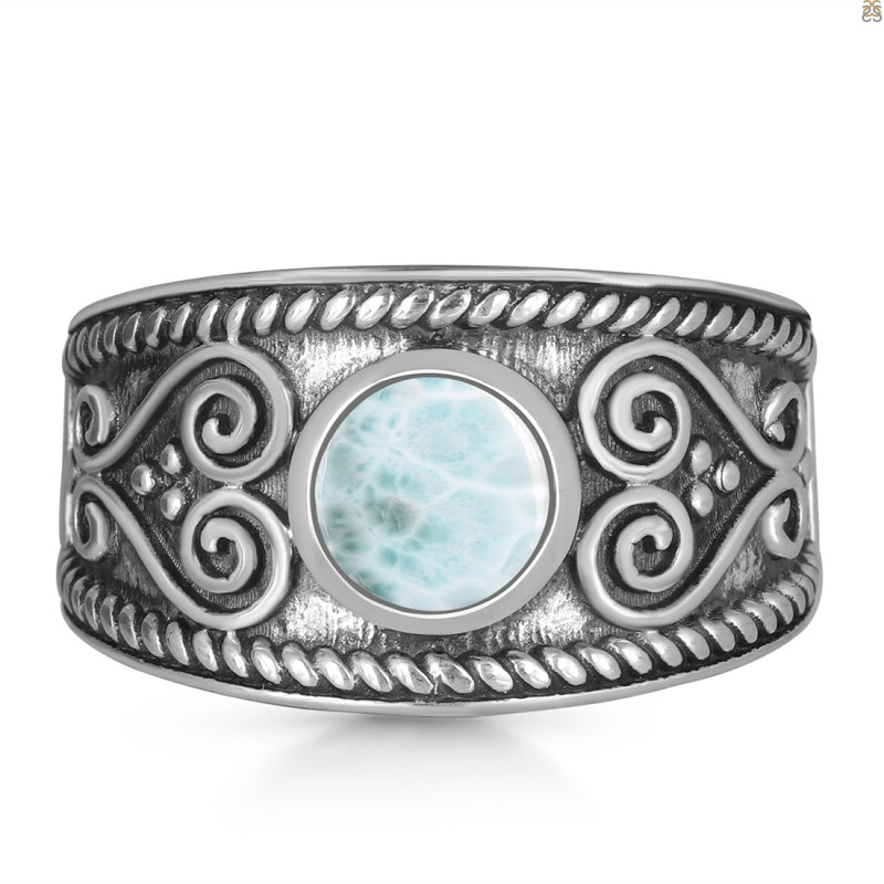 Close Out Larimar Ring LAR-CO-RDR-1084.