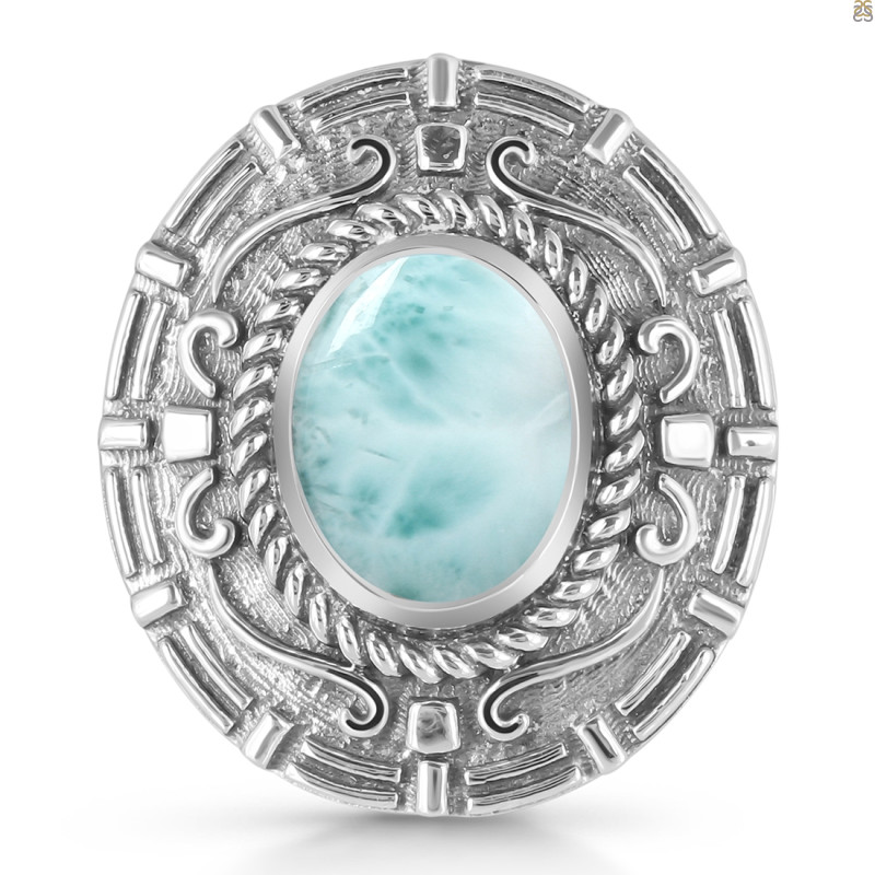 Close Out Larimar Ring LAR-CO-RDR-1085.