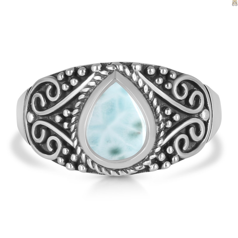Close Out Larimar Ring LAR-CO-RDR-1107.