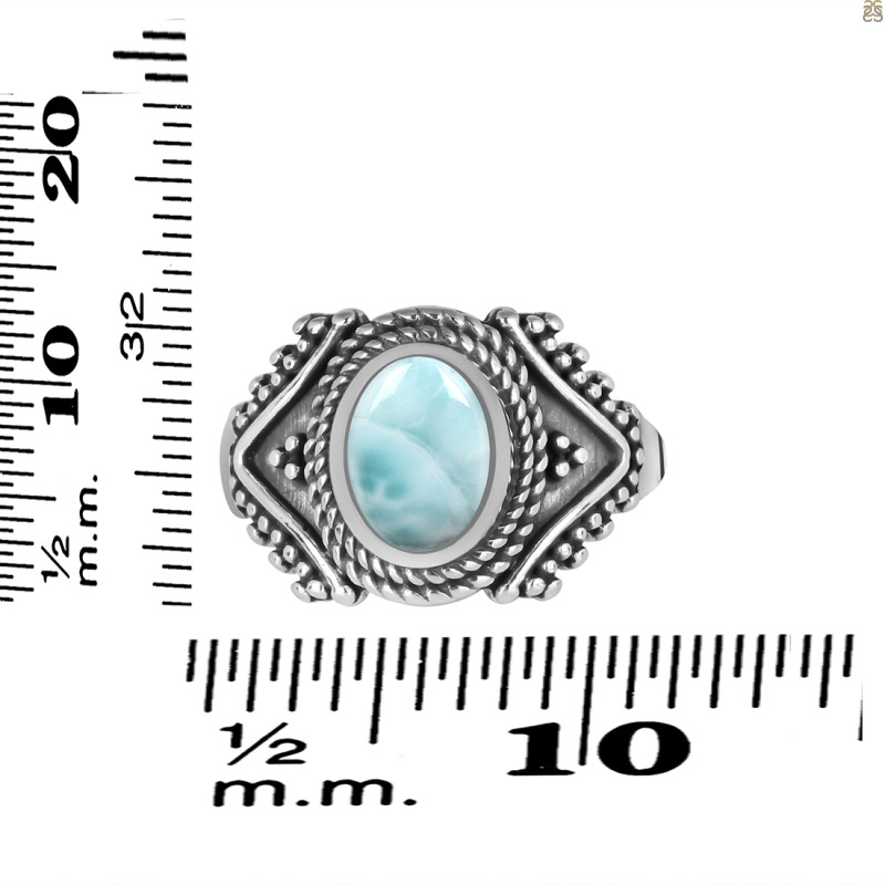 Close Out Larimar Ring LAR-CO-RDR-1114.
