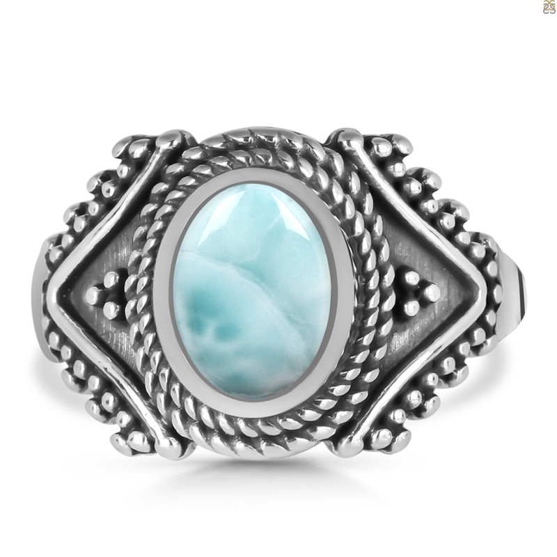 Close Out Larimar Ring LAR-CO-RDR-1114.