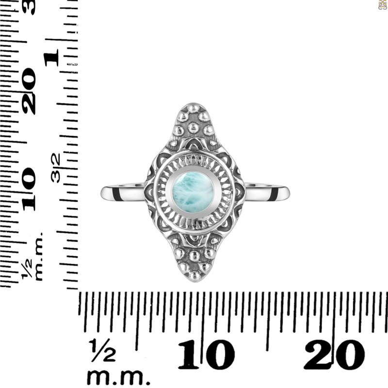 Close Out Larimar Ring LAR-CO-RDR-1367.