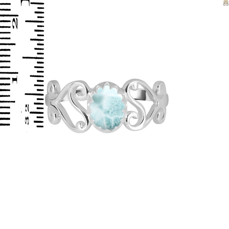 Close Out Larimar Ring LAR-CO-RDR-1438.