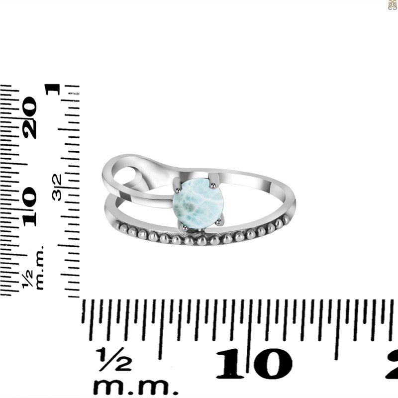 Close Out Larimar Ring LAR-CO-RDR-1496.