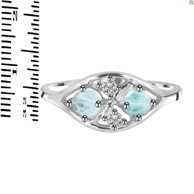 Close Out Larimar Ring LAR-CO-RDR-1557.