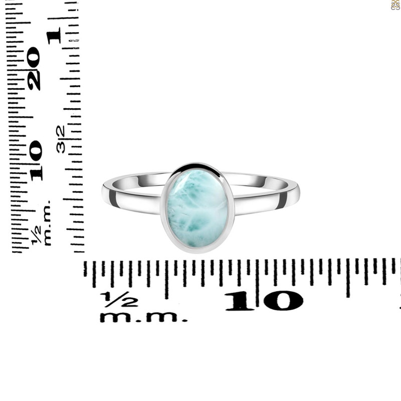 Close Out Larimar Ring LAR-CO-RDR-2512.