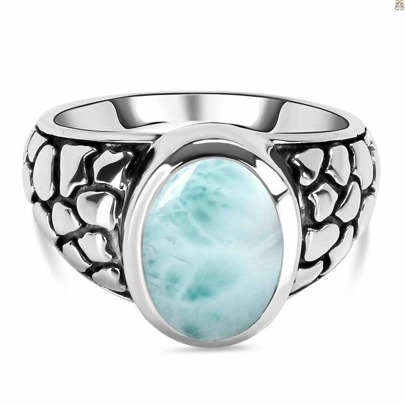 Close Out Larimar Ring LAR-CO-RDR-49.