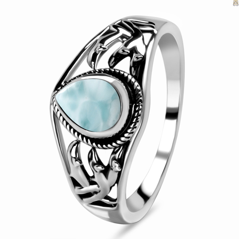 Close Out Larimar Ring
